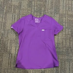 Purple figs top (pants on page)